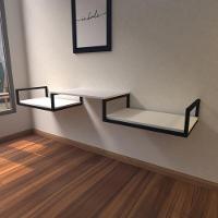 Aparador Industrial Branco Off White Moderno Cantinho Café Escritorio Simples Sala Estar Quarto - 1