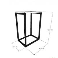 Mesa Lateral Branca Aparador De Sofa Sala Mesa Lateral Cama - 3