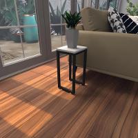 Mesa Lateral Cinza Aparador De Sofa Sala Mesa Lateral Cama - 1