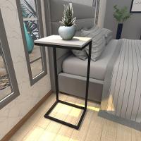 Mesa De Cabeceira Industrial Cinza Mdf Canto Quarto Mesas De Cabeceira Mesinha Cabeçeira Cabiceira - 1