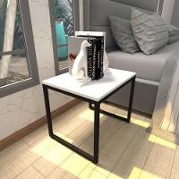 Mesa De Cabeceira Industrial Branca Off White Canto Quarto Cabeceira Mesinha Cabeçeira Cabiceira - 1