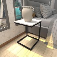 Mesa De Cabeceira Industrial Branca Off White Canto Quarto Cabeceira Mesinha Cabeçeira Cabiceira - 1