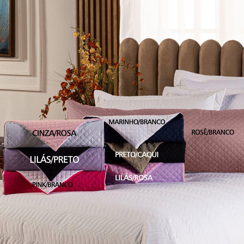 Capa Fronha De Xuxão Matelado Dupla Face Avulsa 1,45m X 45cm - Microfibra Matelada Lilás-preto - 2