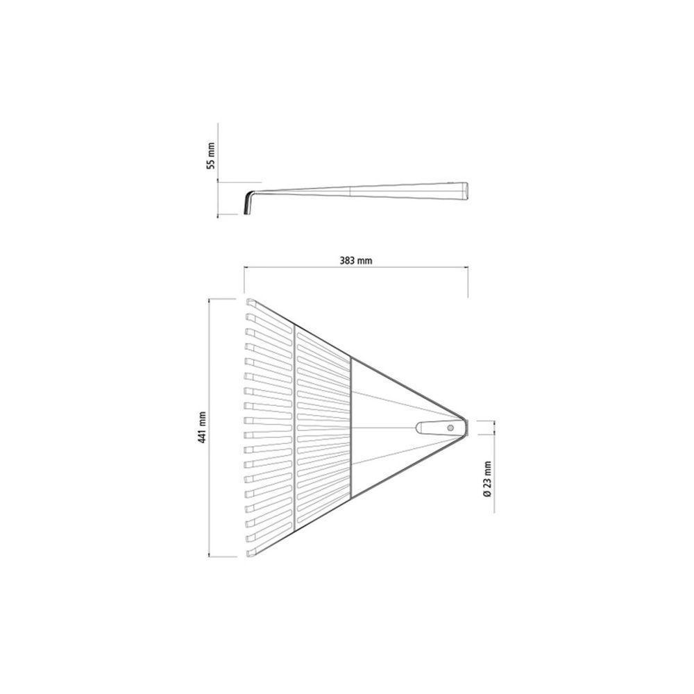 Vassoura Com 18 Dentes Tramontina Em Polipropileno Laranja Sem Cabo Tramontina - 4