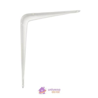 Suporte Curvo Tramontina Em Aço Com Acabamento Em Pintura Epóxi Cor Branca 200 Mm Tramontina