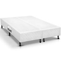 Cama Box Base Universal Queen Poli Tecido White (158x198x23) - Castor - 1