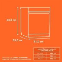 Lava Louça Brastemp 8 Serviços 5 Programas De Lavagem Blf08bbbna Branco 127 V - 6