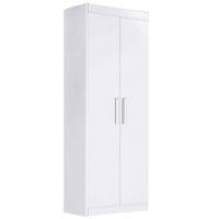 Armário Multiuso 2 Portas 4 Prateleiras Branco - 1