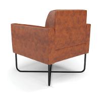 Poltrona Base X Industrial Preto Marisa Corano D03 - D\'rossi Cor Nozes - 7