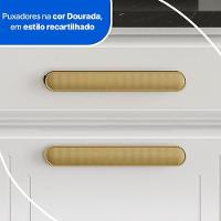 Balcão De Cozinha ágata 3 Portas E 3 Gavetas Com Tampo 817108 Telasul Branco - 7