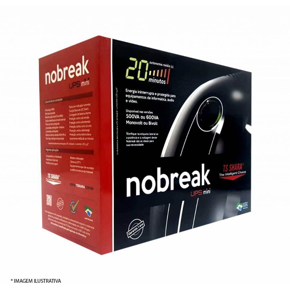 Nobreak Mini 4003 600 Va Bivolt Ts Shara Preto Bivolt - 2