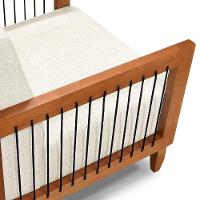 Kit 02 Poltronas Varanda Samoa Madeira Maciça Com Cordas Náutica Linho Natural - Desk Design - 7