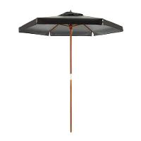 Conjunto 1 Mesa + 4 Cadeiras Em Alumínio + 1 Ombrelone Preto De 2 Metros Para área Externa - 2