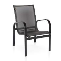 Conjunto 1 Mesa + 4 Cadeiras + 2 Espreguiçadeiras + 1 Mesinha De Centro + 1 Ombrelone Lateral 2,90m - 5