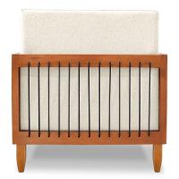 Poltrona Decorativa Varanda Samoa Madeira Maciça Com Cordas Náutica Linho Natural - Desk Design - 10