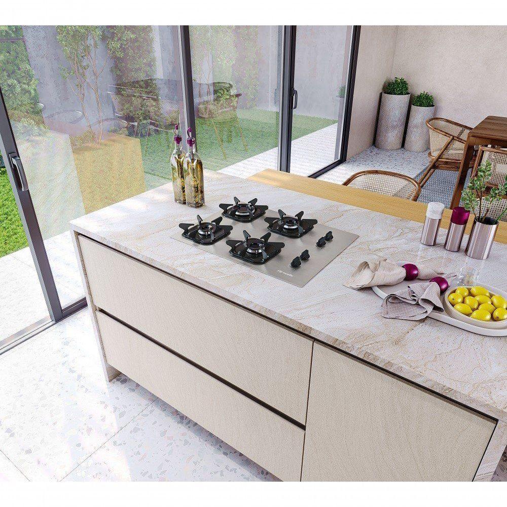 Cooktop Mueller 4 Bocas De Alumínio Com Queimador Ultra Chama Mcg4bk Bivolt - 3