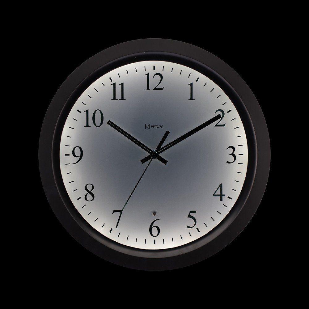 Relógio De Parede Com Iluminação Noturna Herweg 6829 único - 2