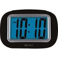 Despertador Digital Preto Herweg 2976 único - 1