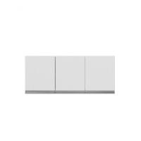 Armário Aéreo P- Cozinha Andreia 120cm C- 3 Portas Branco - 1