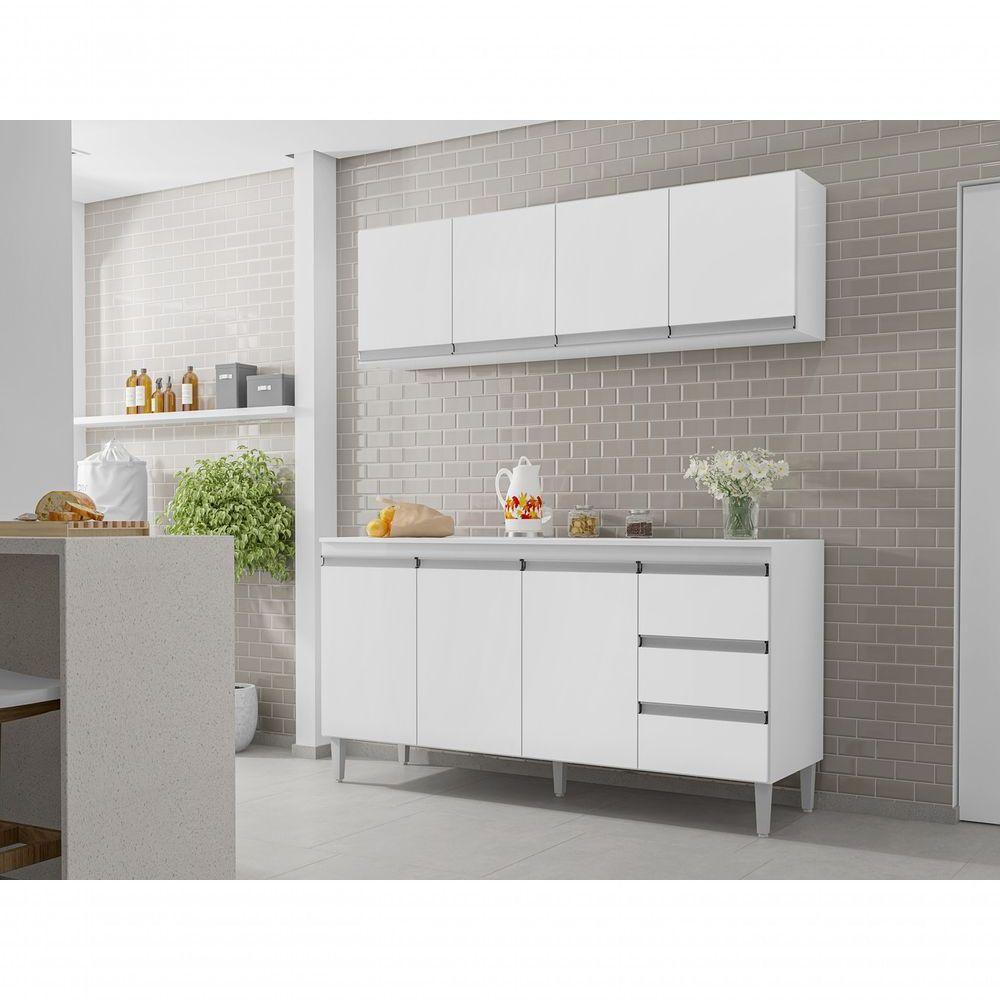 Armário Modulo Aéreo P- Cozinha Andreia 150cm C- 4 Portas - 3