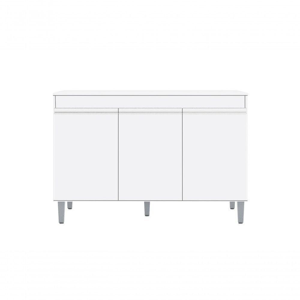Gabinete Balcão Manu 120cm 3 Portas S-tampo - 1