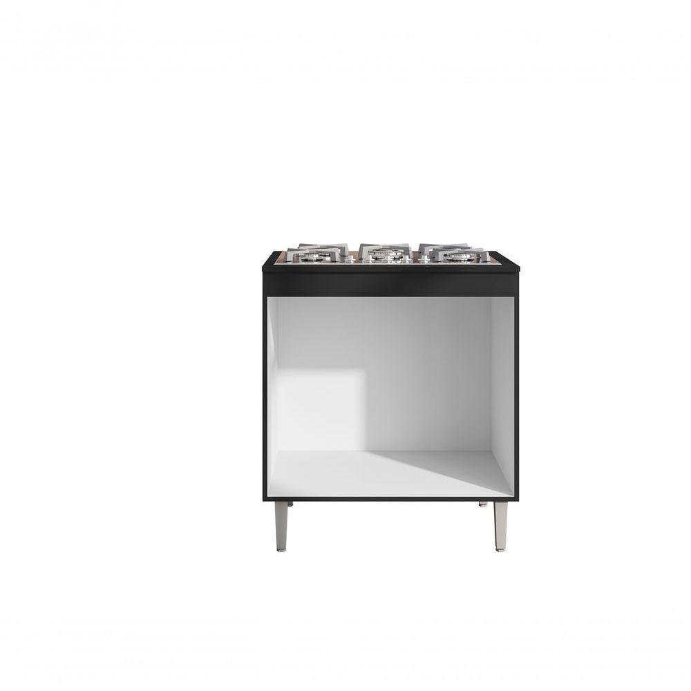 Kit Balcão Gabinete Para Pia Gabriela 120cm C- Balcão Cooktop Catarina 4 Ou 5 Bocas - 2