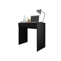 Mesa Para Computador Escrivaninha 1 Gaveta Alexia Preto - 1