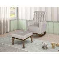 Sofá Poltrona De Amamentação E Balanço Páris C- Puff Off White - 2