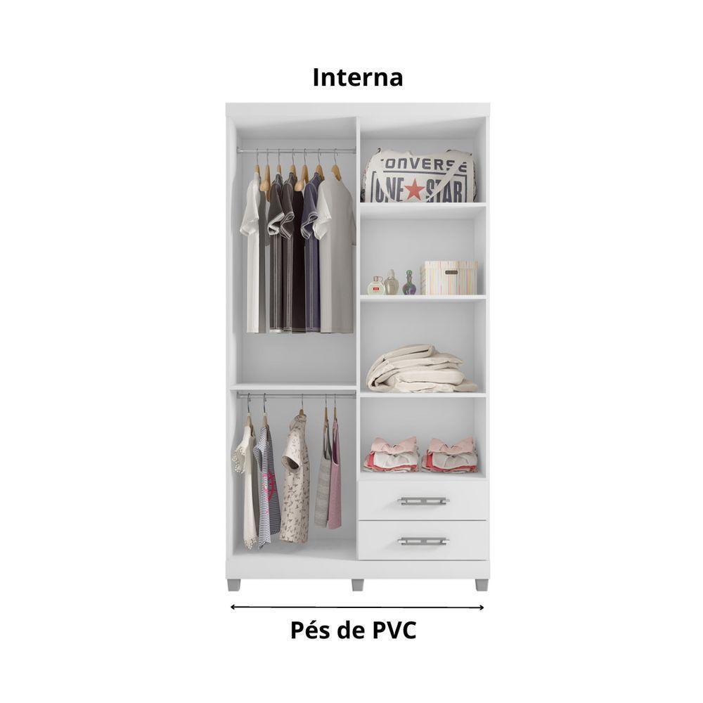 Conjunto Quarto Infantil Louise Branco C-poltrona De Amamentação áquila - 2