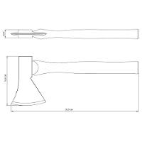 Machadinha De Unha 600 G Tramontina Com Cabo De Madeira Tramontina - 2