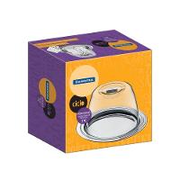 Porta-queijo Tramontina Ciclo Em Aço Inox 20 Cm 2 Peças Tramontina - 2