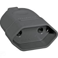 Plugue Fêmea 2p 250 V 10 A Tramontina Preto Tramontina - 1