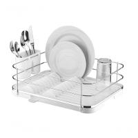 Escorredor De Louças Pratos Cromado Com Branco Future 975 - 1