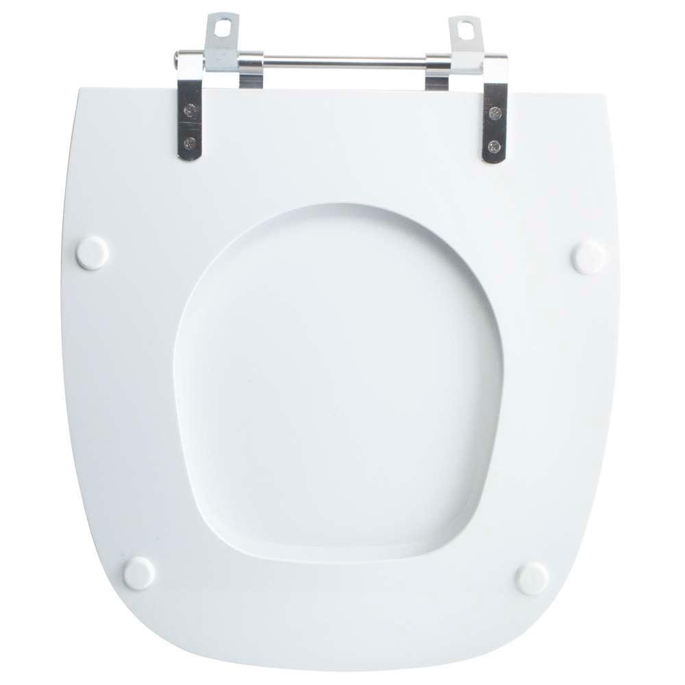 Assento Sanitário Tampa De Vaso Branco Resina Poliester Avant Plus Para Bacia Incepa - 5