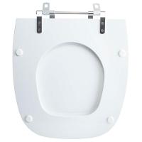 Assento Sanitário Tampa De Vaso Branco Mdf Laqueado Fit Para Bacia Celite - 2