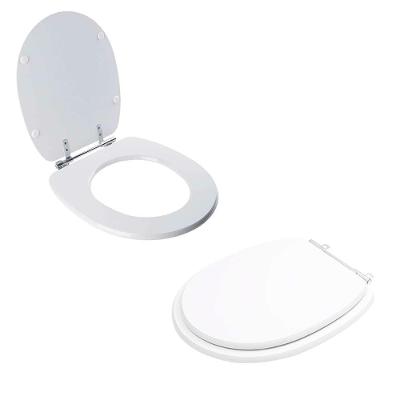 Assento Sanitário Tampa De Vaso Branco Mdf Laqueado Village Para Bacia Deca