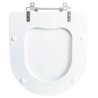 Assento Sanitário Tampa De Vaso Branco Mdf Laqueado Smart Para Bacia Celite