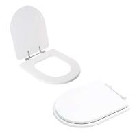 Assento Sanitário Tampa De Vaso Branco Mdf Laqueado Smart Para Bacia Celite - 5