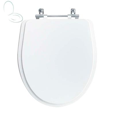 Assento Sanitário Tampa De Vaso Branco Mdf Laqueado Laura Para Bacia Roca