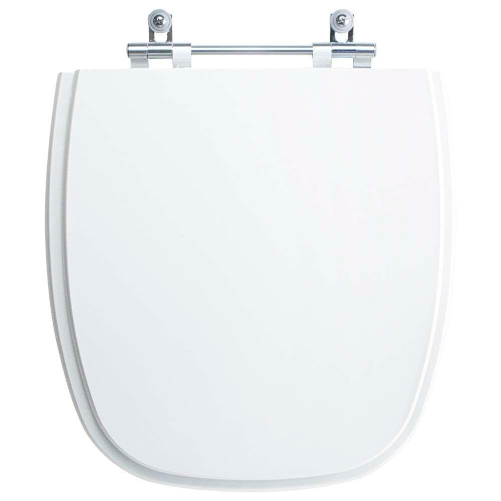 Assento Sanitário Tampa De Vaso Branco Mdf Laqueado Avant Plus Para Bacia Incepa - 1
