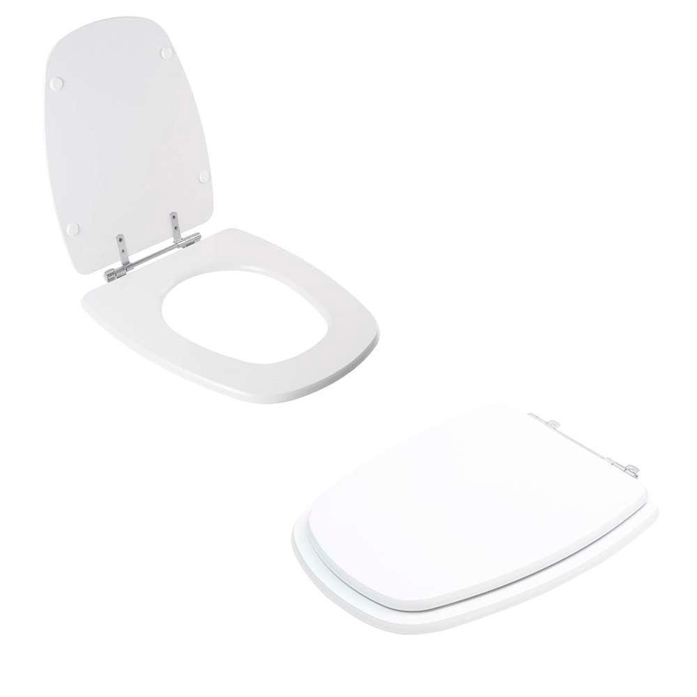 Tampa Vaso Sanitário Poliester Acrilico Monte Carlo Branco Para Bacia Deca - 3