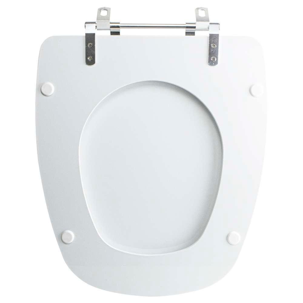 Tampa Vaso Sanitário Poliester Acrilico Monte Carlo Branco Para Bacia Deca - 5