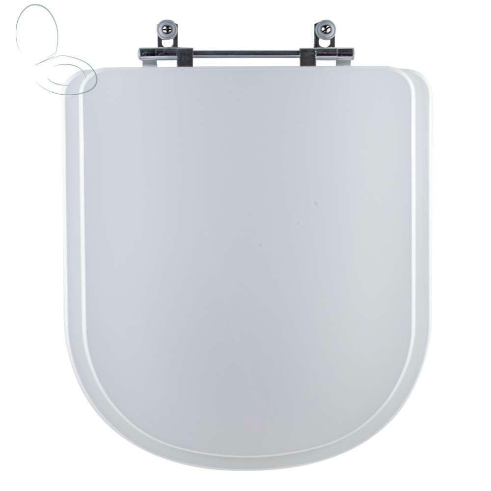 Tampa Vaso Sanitário Poliester Acrilico Life Branco Para Bacia Celite - 1