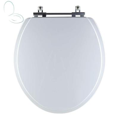 Tampa Vaso Sanitário Poliester Acrilico Oval Convencional Branco Para Bacia Icasa