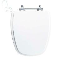 Assento Sanitário Tampa De Vaso Branco Resina Poliester Monte Carlo Para Bacia Deca - 1