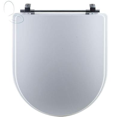 Tampa Vaso Sanitário Madeira Laqueada Calypso Branco Para Bacia Incepa