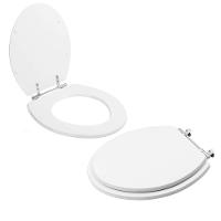 Assento Sanitário Tampa De Vaso Branco Resina Poliester Loren Way Para Bacia Lorenzetti - 5