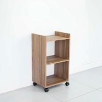 Estante Multiuso Freijó Para Quarto Sala Com Rodízio 40cm