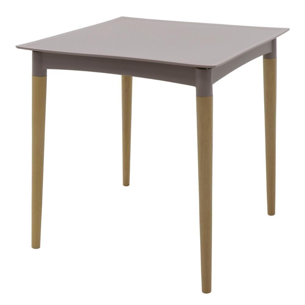 Mesa Tramontina Laura Rattan Camurça Com Pernas De Madeira - 6