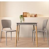 Mesa Tramontina Laura Rattan Camurça Com Pernas De Madeira - 8